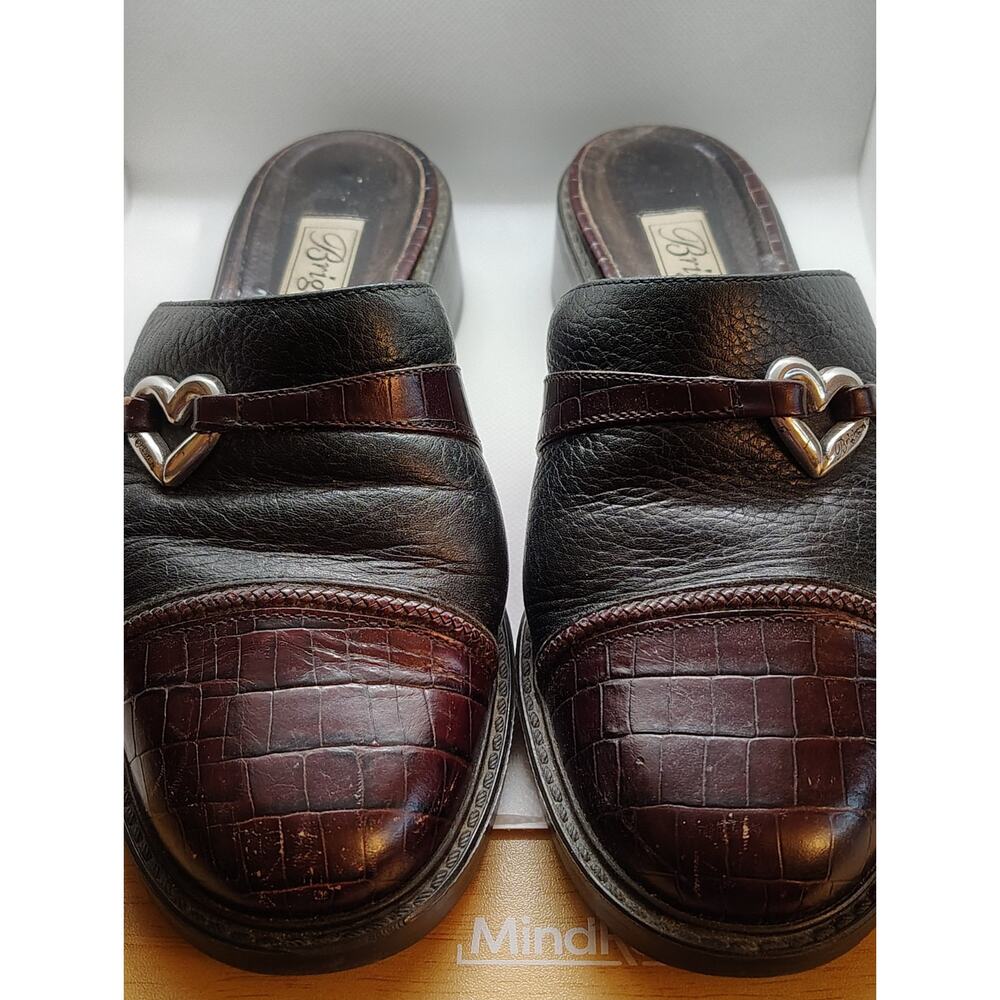 Brighton Kelsey Slip On Mules Slides Size 7 1/2 EUC